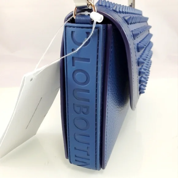 NWT$1,050 Christian Louboutin Logo Crossbody Explorafunk Wallet On Chain Unisex - Picture 10 of 16